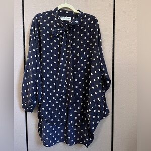 Balenciaga Polka Dot Blouse